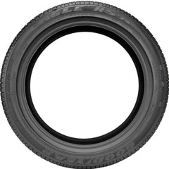 Goodyear close-up of asymmetric tread delivering sharper cornering grip