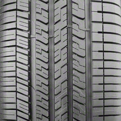 Goodyear tire on wet asphalt demonstrating reduced hydroplaning risk