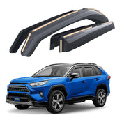 Goodyear front passenger deflector fitted on RAV4, reduces rain entry