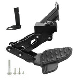 Goopool bed step front view showing full assembly for easy rear access