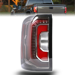 Goopool left tail light front view showing clean fit and improved visibility