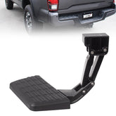 Goopool bed step front view showing OEM fit and rugged construction benefit