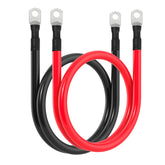 Gopayia front packaging showing red and black 1/0 AWG cables and specs for quick purchase
