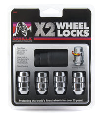 GORILLA X2 front view acorn chrome lock showcasing secure fit and polished look