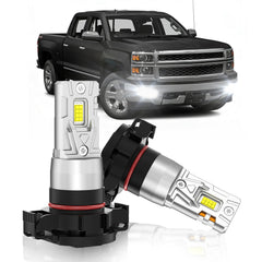 GQWISCL fog bulb front packaging showing model compatibility and benefits
