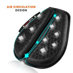 GRAND PITSTOP pad installed on motorcycle seat for secure fit