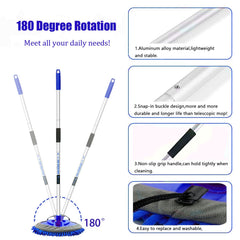 GreatCool 180-degree pivot mechanism showing angle cleaning advantage