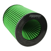 Green Filter 7159 front view showing fitment and durable frame, improving airflow