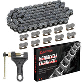 GREHUA front packaging showing complete 420 chain kit, clear components and durability