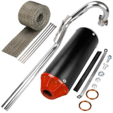 GREHUA muffler front view showing fit and improved appearance