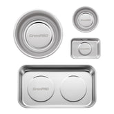 GRENPRO front view of four magnetic trays showing set details and quick organization benefit