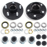 GREPSPUD front hub assembly showing bolt pattern and durable coating benefit
