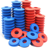 GREPSPUD front pack of 100 glad hand seals showing color-coded supply and convenience