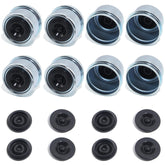 GREPSPUD zinc-plated caps front view showing durable protection