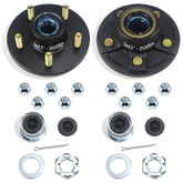 GREPSPUD front view of hub showing bolt pattern and protective coating for durability