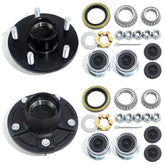 GREPSPUD front view of 5x5" hub showing bolt pattern and finish for reliable fit