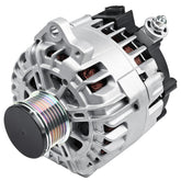 Grezuton front alternator view showing robust housing and fitment benefit