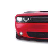 GRIDREADY headlight eyelids front view showing aggressive look and instant styling