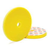 Griot's Garage front view of 6.5" yellow pad showing shape and backing for accurate selection