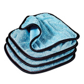 Griot's Garage front packaging showing four 9x9 glass towels for spotless results