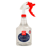 Griot's Garage front spray bottle showing label and spray nozzle, convenient application
