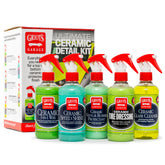 Griot's Garage kit front packaging showing all five 8oz bottles and benefits