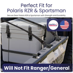 Grip PRO anchor installed in Polaris RZR bed providing secure tie-down point