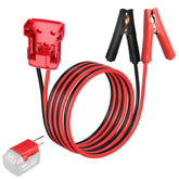 GRZWAYS front connector inserted into M18-style battery showing quick lock benefit