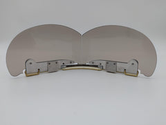 GSP smoke lens close-up edge detail showing durable finish and clear optics