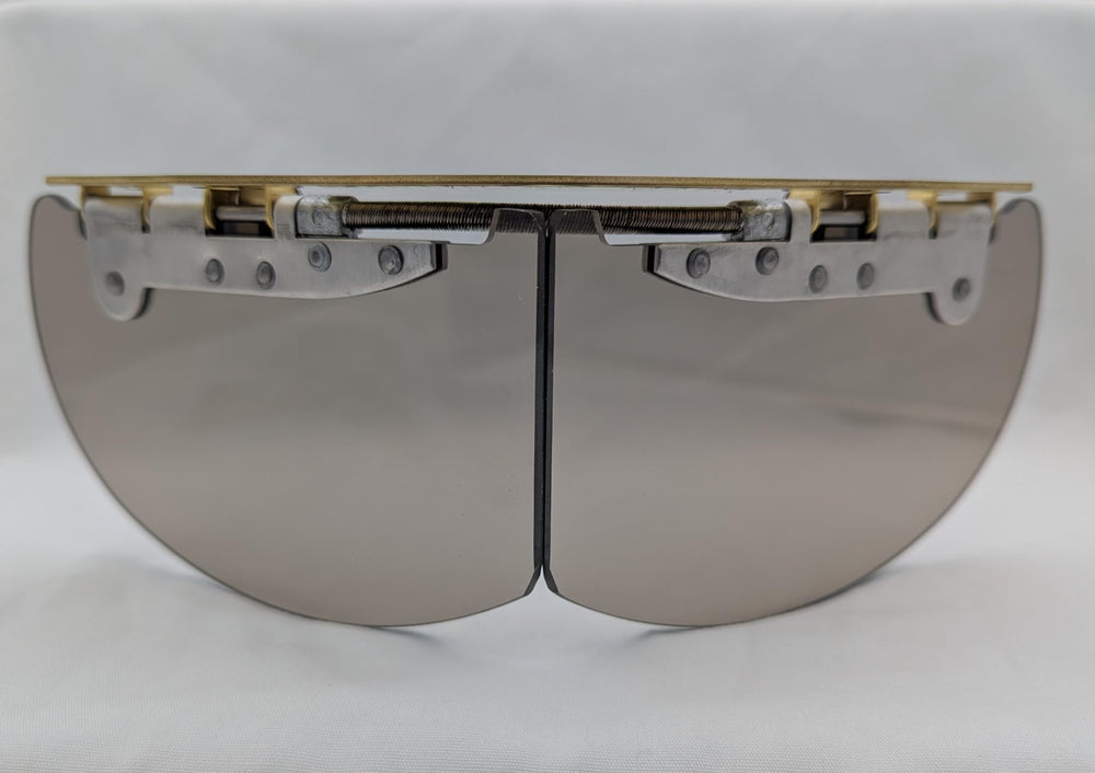 GSP smoke Bourke eyeshields front view showing low-profile fit and glare reduction