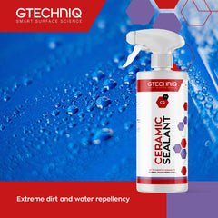 Applying Gtechniq C2 with a microfiber for even coverage and easy use
