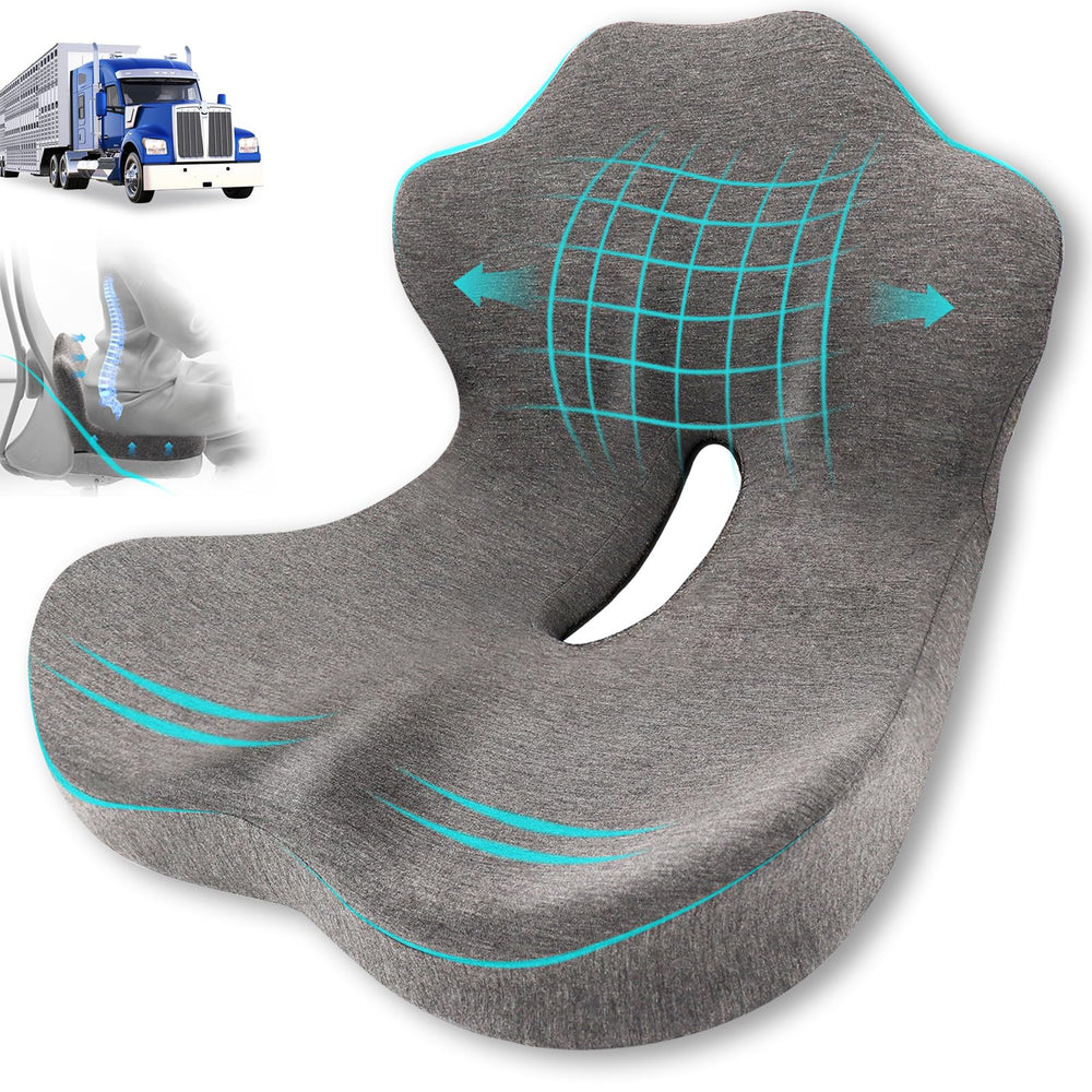 GtuiBugt front view showing seat and lumbar set for improved sitting comfort