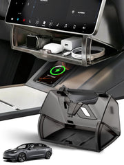 Guaiblue under-screen front view showing hidden tray and clean fit benefits