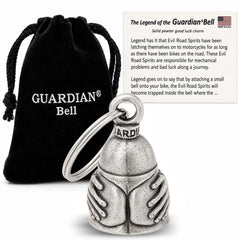 Guardian Bell AssMan front view showing pewter detail and durable finish