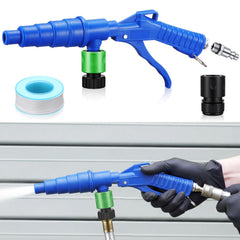 Gulfmew flush gun front view showing robust shape and easy grip for efficient flushing