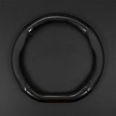 gunhunt front view of the steering wheel cover showing fit and style benefit