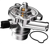 GVPART4U front view thermostat housing showing bolt locations and ports for easy fit