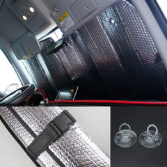 GWUSKDT installed inside a parked car demonstrating cooler cabin and UV protection