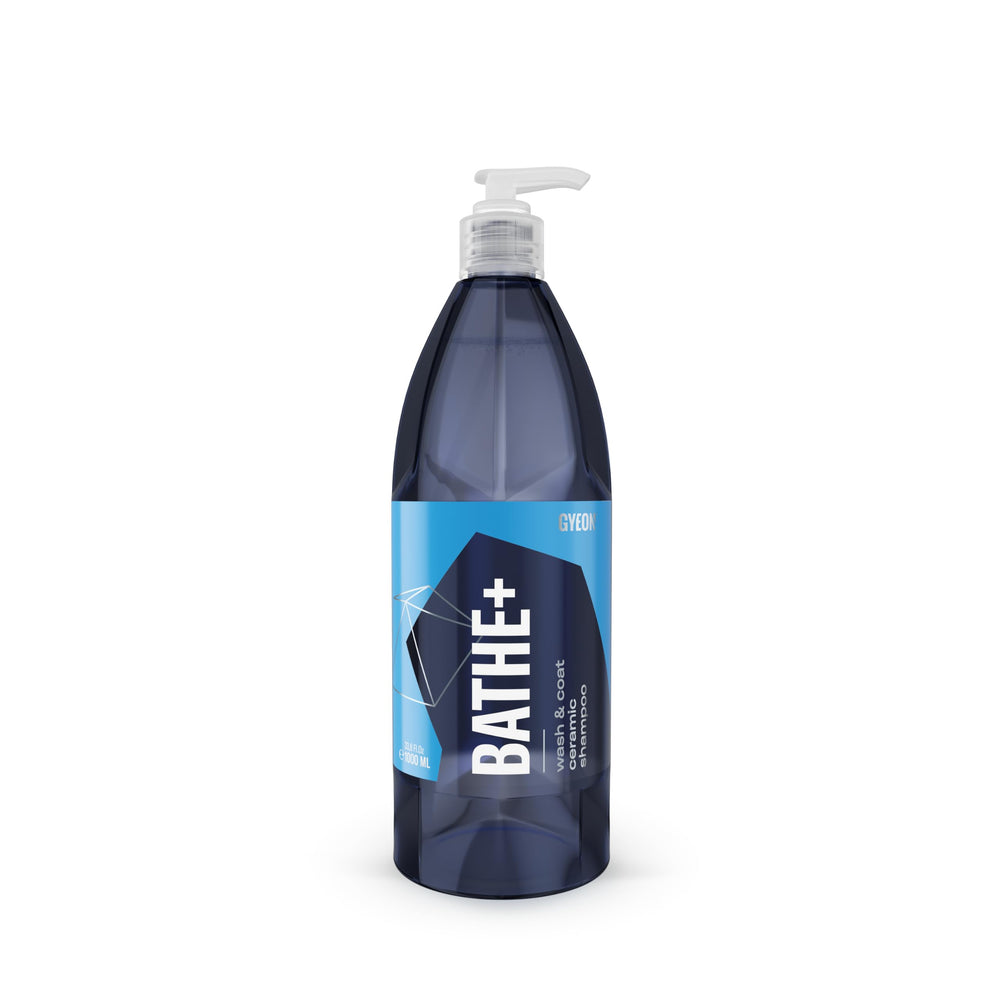 Gyeon Bathe+ front bottle showing product and clean design benefit
