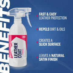 Gyeon being applied with a microfiber wipe, quick single‑wipe application benefit