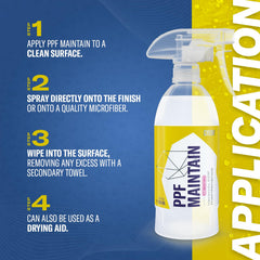 Gyeon spray nozzle close-up offering controlled application for even coverage