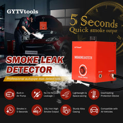 GYTVtools nozzle close-up showing precise smoke outlet for accurate detection