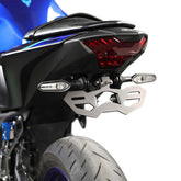GZDLMoto front view of tail tidy showing compact design and cleaner rear look