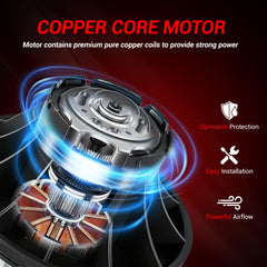 GZGN blower motor electrical connector detail showing plug compatibility for quick hookup