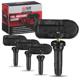 GZGN front packaging showing four pre-programmed TPMS sensors and quick install benefit