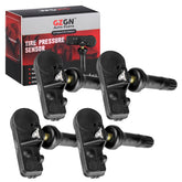 GZGN TPMS front view packaging showing four sensors and brand — easy replacement kit