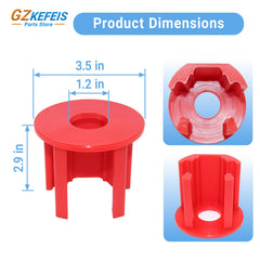 GZKEFEIS hardware layout with washers and bolt for easier bolt-on installation