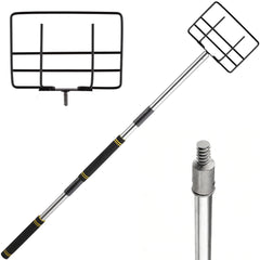 Gzlozak full-length pole extended showing reach and protective plates