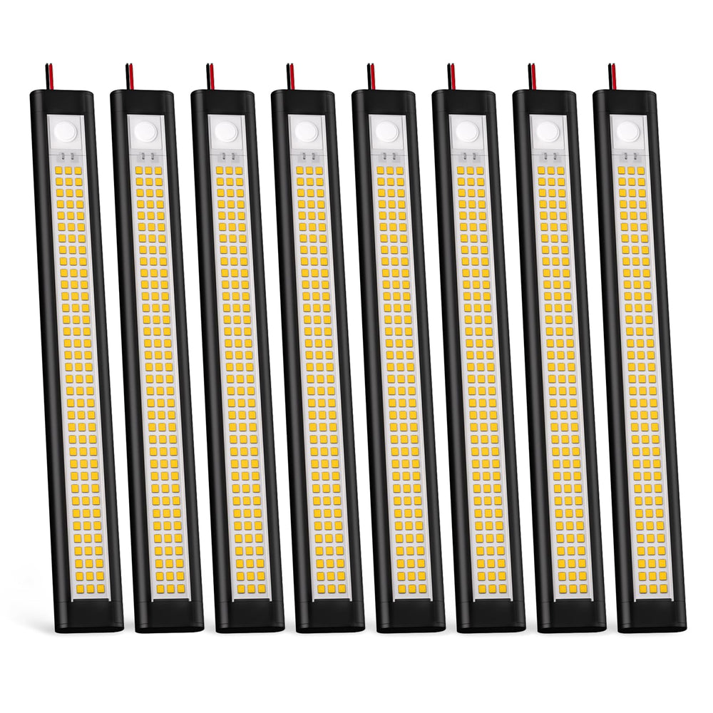 GZV front view of compact 12V LED light showing slim housing and bright output