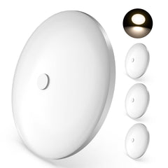 GZV puck light front view showing clean round profile and fit